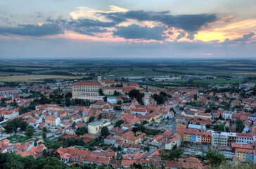 Mikulov Castle is a Baroque castle, which is located near the center of Mikulov in the district Breclav, Moravia. It stands on a rocky hill called Castle Hill and is one of the landmarks of the city. 