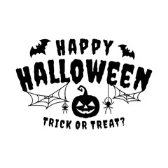 happy halloween text