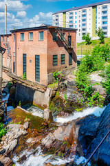 Mölndal Kvarnby Waterfall and Old Wheel House - 622342760