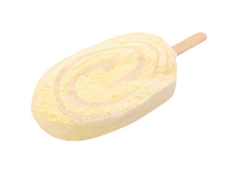 Delicious ice cream bar isolated on white