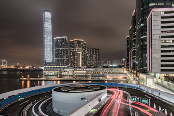 Traffic in city of hongkong at Rush hours © Designpics