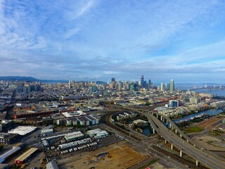Naklejka na ściany i meble Aerial View of San Francisco