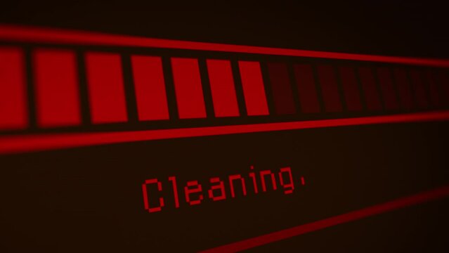 Animated Red Clean Progress Bar
