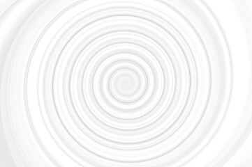 A very simple black and white illustration of a spiral