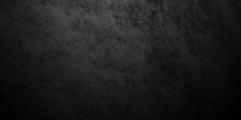 Black stone wall texture grunge rock surface. dark gray background backdrop. wide panoramic banner. old wall stone for dark black distressed grunge background wallpaper rough concrete wall.