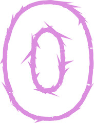 Number 2 needle for decoration.