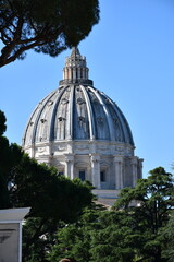 Kopuła Bazyliki św. Piotra, Roma, Italia.