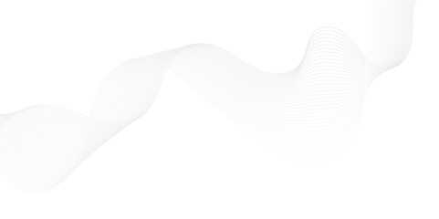 Abstract white paper tecnology wave background. abstract gradiant and white wave curve lines banner background design. Vector illustration. Modern template abstract design flowing particles wave. 