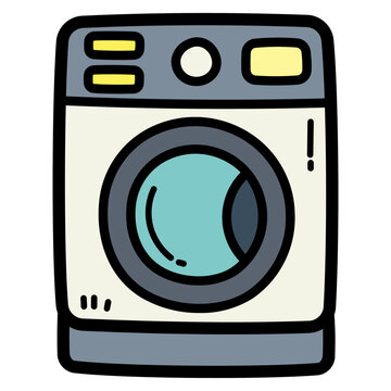 recommend clip art: washing machine filled outline icon style