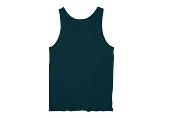 Men's Regular-Fit Tank Top, Undershirts front Midnight Navy