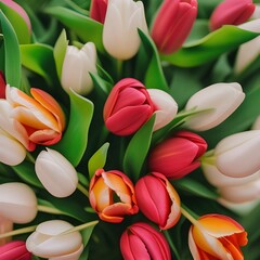 Obraz premium bunch of tulips