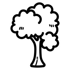 tree line icon style
