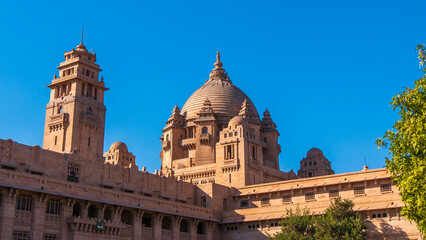 Umaid Bhawan palace hotel in Jodhpur in Rajasthan