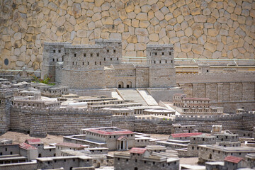 Jerusalem Model City Closeups