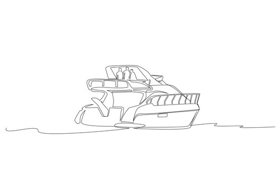 recommend clip art: luxury vehicle yacht people leisure vacation lifestyle line art