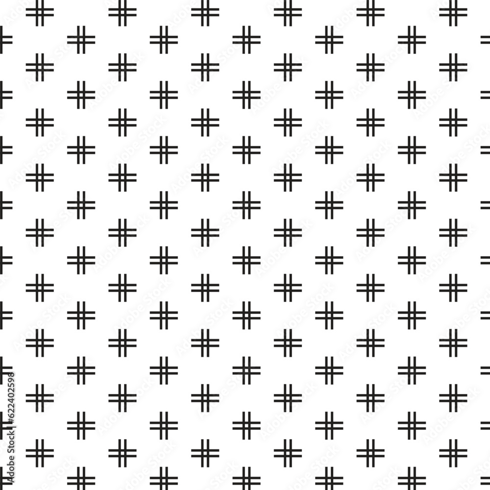 Poster abstract geometric monochrome plus stylish pattern.