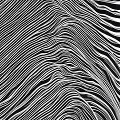Abstract line waves modern background graphic, striped pattern 