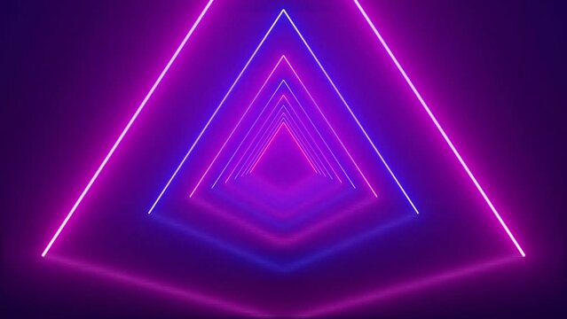 Quick Neon Lines Looping Background motion graphics video