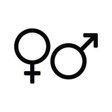 vector icon symbol male and female