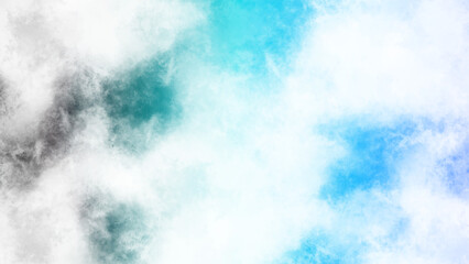 Abstract blue watercolor painted background. Brush stroked painting. Colorful blue watercolor gradient paint grunge texture background.