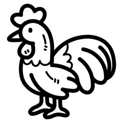 bantam line icon style