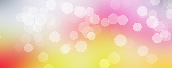 colorful abstract background with bokeh