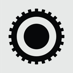 Gear vector icon isolated,cogs,Settings with flat style