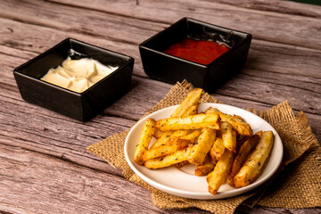 Homemade potato french fries, Airfry