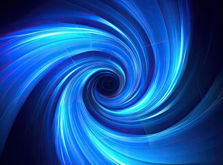 Beautiful colorful light effect of neon glow lights and flash. Background with flying design elements.blue background. Created with Generative AI technology.
