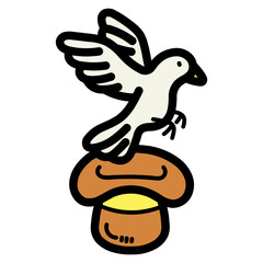 magic show filled outline icon style