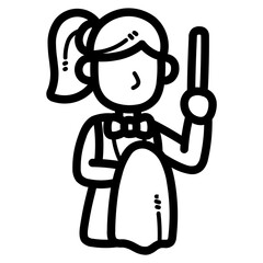 magic show line icon style