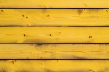 Fototapeta premium Frontal Photographic of a Yellow Wooden Board Wall Background, Showcasing the Beauty of Textured Planks in Perfect Light