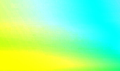 Yellow, blue and green mixed gradient design background and illustration with blank space for Your text or image, usable for social media, story, banner, poster, Ads, events, party, and design works