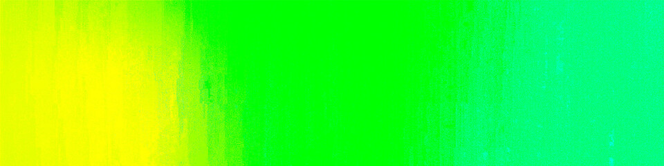 Green color abstract plain panorama background illustration with gradient, Modern horizontal design suitable for Ads, Posters, Banners, social media,  evetns and design works