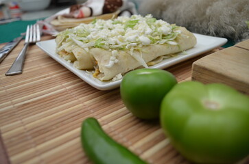 Colorful Homemade Traditional Mexican Quesadilla