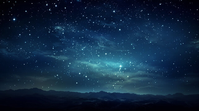 Stars in the night sky