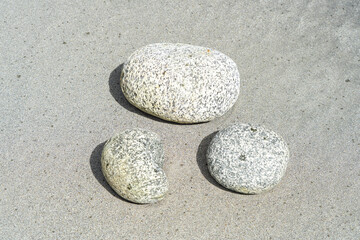Fototapeta na wymiar Balancing stones and natural art, meditation and yoga for the soul.