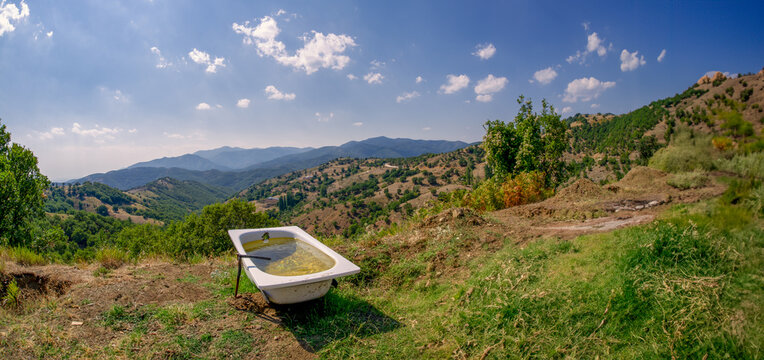 Mountain landscape in Grecee