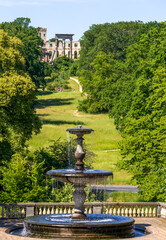 Sanssouci Palace and Park in spring, in Potsdam, Brandenburg, Germany