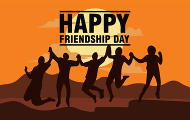 vector image international friendship day illustration - Powered by Adobe