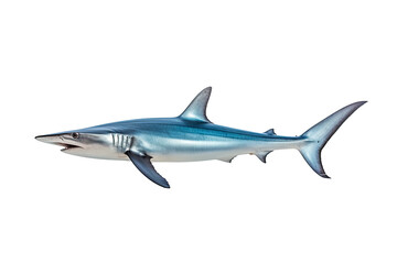 Fototapeta premium Thresher shark Alopias, Transparent background. generative AI