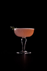 Drink com fundo preto