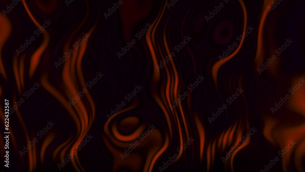 Poster hypnotic animation with linear pattern. motion. beautiful shimmering pattern with wavy lines and hyp