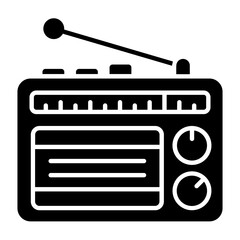 Radio Glyph Icon