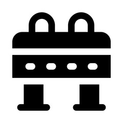 vaulting horse icon for your website, mobile, presentation, and logo design.