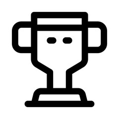 trophy icon for your website, mobile, presentation, and logo design.