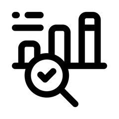 analysis icon for your website, mobile, presentation, and logo design.