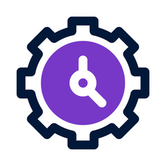 Obraz premium time management icon for your website, mobile, presentation, and logo design.