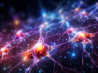 Naklejka na ściany i meble Verschmelzung von Quanten und KI: Das Quantenneuronale Netzwerk auf dem Weg zur bahnbrechenden Intelligenz