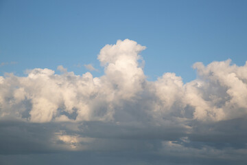 Storm clouds.Background of the summer sky with thunderclouds.
